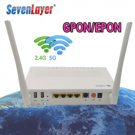 Xpon Onu Ge Usb Tel Hgu Wifi G G Secondhand Dual Band Ont Used