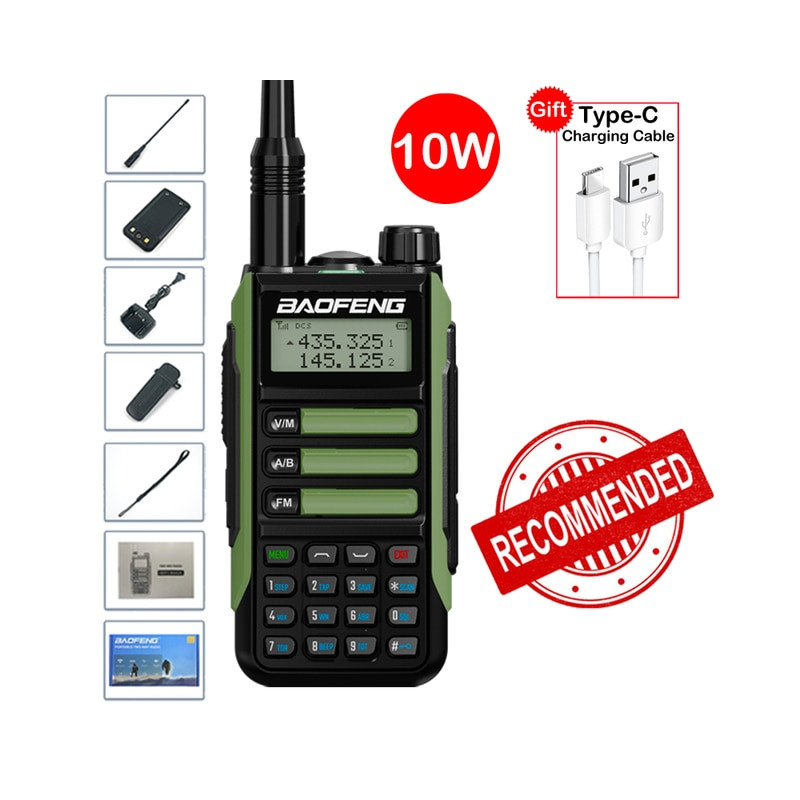 Baofeng UV 16 Max IP68 Waterproof Walkie Talkie Dual Band High Power CB