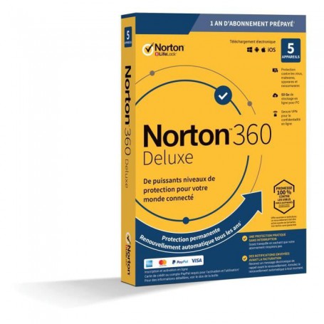 stormloop Oneerlijkheid het beleid Norton 360 deluxe 50 gb fr 1 user 5 devices - 12 mb std ret enr mm