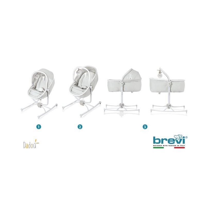 Brevi Transat 2 En 1 Dadou Lapinou Perle