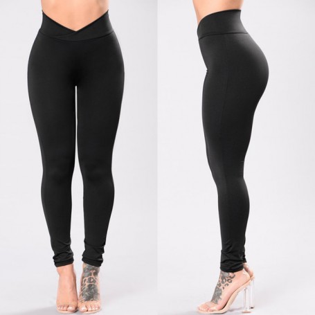High Waist Stretch Leggings Women Fitness Workout A