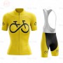 Women's Triathlon Short Sleeve Cycling Jersey Sets Skinsuit Maillot Ropa Ciclismo Bicycle Clothing Bike Shirts Bicycle Mtb