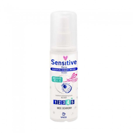 Sensitive płyn na kleszcze. komary i meszki 80ml