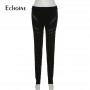 Echoine Women Solid Mesh Hollow Out Knit High Waist Pencil Pants Fashion Casual Skinny Sexy joggers sweatpants  trousers clothes
