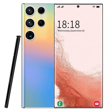 New S22 Ultra 7.3Inch telephone portable 4G/5G Smartphone 16GB+1TB 6800mAh 48+100MP Unlocked Android Mobile Phone