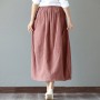 Long Skirt Women Cotton A