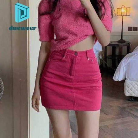 Denim Mini Skirt Women