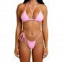 Sexy Brazilian Thong Bikini Mujer Swimwear Women Bandage Solid Swimsuit Mini Bikinis Set Summer Beachwear Swim Suit for Beach