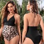 Maternity Leopard Bikini Swimsuit Premama Women One-piece Swimwear Summer Clothes Pregnancy Plus Size Bathing Bodysuit Beachwear