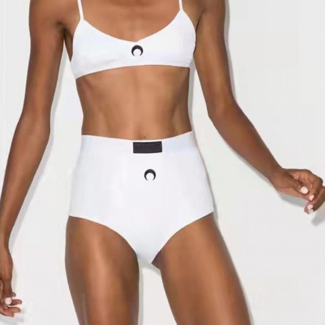 Swimming Suit Beach Swimwear Bikini Sets Solid Color Two Piece Beachwear Suits