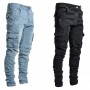 Jeans Men Pants Casual Cotton Denim