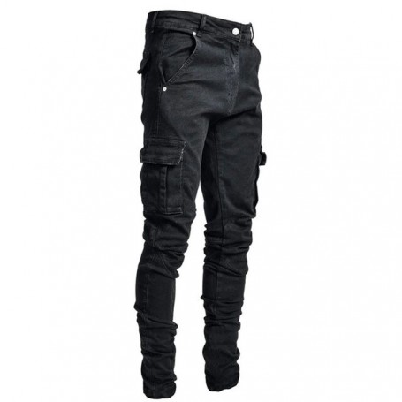 Jeans Men Pants Casual Cotton Denim