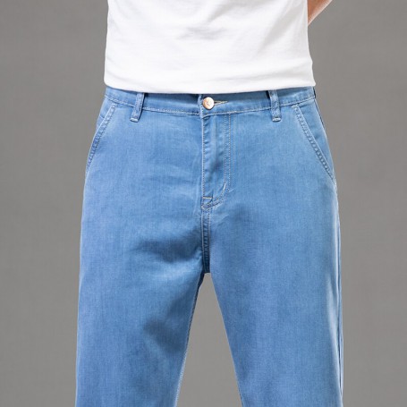 Men's Loose Straight Business Jeans