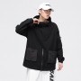 Men's Zipper Hooded Fleece Sweater Breathable /Hooded Jacket