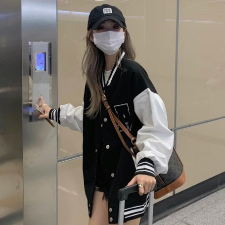 Fashion Women Bomber Jackets Streetwear