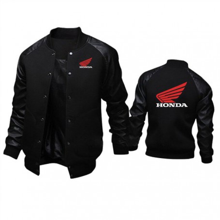 Baseball Jackets Man Honda Print Men's Baseball Uniform
