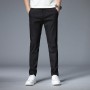 Casual Pants Men 4 Colors Classic Style Fashion Business Slim Fit Straight Cotton Solid Color Brand Trousers 38