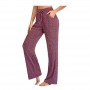Wide Leg Pants Loose Casual Sports Long Leggings Stretchable Middle Waist Trousers with Tie Comfortable Solid S-5XL