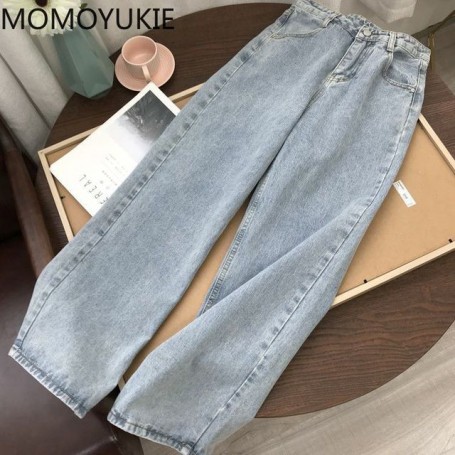 streetwear high waist women's fashion jeans