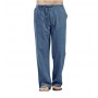 Men's Cotton Linen Large Size 10 Color Pocket Men's Trousers Casual Home Trousers Long Tube Solid Color Trousers S-5XL