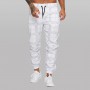 Jogger Men's Casual Pants Plaid Trousers Fashion Streetwear