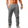 Straight Pants Loose Cotton Linen Pants Men's Breathable Solid Color Trousers Sports Streetwear Men's Wear