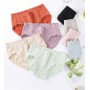 seamless underwear women's mid-waist lace cotton bottom crotch antibacterial girl briefs