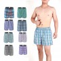 5Pcs/lot Boxer Men Thin Summer Underwear Cotton Man Big Size Short Breathable Plaid Flexible Shorts Boxer Male Underpants