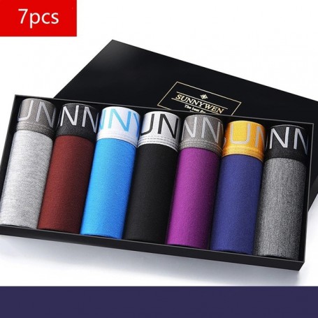 Men Boxers Underpants Sexy Breathable Comfortable Multicolor Set Fashion Underpants Male Men Boxer Shorts  Briefs