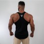 Men's Tank tops shirt gym tank top fitness clothing vest sleeveless cotton man bodybuilding