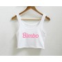 Bimbo Women's Crop Tank XS-2Xl