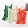 Women Cotton Linen Vests  V Neck Sleeveless Solid Loose Flax Tank Tops
