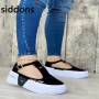 New canvas shoes Summer Fashion Bow-knot Buckle Platform Shoes Ankle Strap Casual Flats Women Comfort Non Slip Loafers