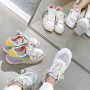 1Pair Little Daisies Shoelaces Cartoon Printing Fashion Women Men Shoes laces High-top Canvas Sneakers Shoelace Flats Shoelaces