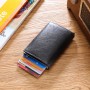 ID Credit Bank Card Holder Wallet Luxury Brand Men Anti Rfid Blocking Protected Magic Leather Slim Mini Small Money Wallets Case