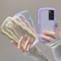 for Xiaomi Mi 12S Ultra 12 Pro 11 Lite 5G NE 11i 10S 10 POCO F3 Case Clear Curly Wave Hybrid Shockproof Bumper Cover Soft Fundas