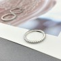 Wong Rain Bohemia 925 Sterling Silver Created Moissanite Gemstone Wedding Band Women Ring Fine Jewelry Ring Size 5-9 Wholesale