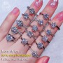 Big Sale Real Moissanite Stone 1CT 6.5MM Blue Color VVS1 3EX Cut Loose Moissanite Diamond Stone Wholesale 2022 For Ring Jewelry