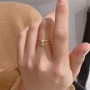 14K Gold Filled Knuckle Rings Boho Zircon Jewelry Anillos Mujer Bague Femme Minimalism Anelli Donna Aneis V Ring For Women