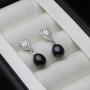 Fashion Freshwater Pearl Earrings Drop Earrings For Women,925 Silver Natural Pearl Earrings Wedding Jewelry