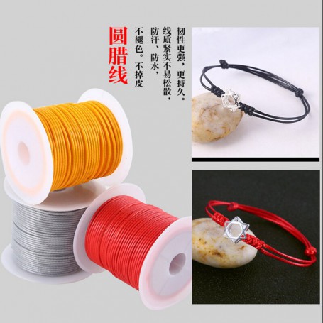 1mm 1.5mm Nylon Cord Rope Chinese Knot Macrame Cord Rope For Jewelry Making DIY Shamballa Bracelet Jewelry Accessories