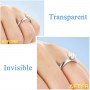 Jewelry Tools Spiral Based Ring Size Adjuster 4pcs/Set Ring Adjuster Invisible Transparent Tightener Resizing Tool Jewelry Guard