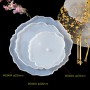 DIY Crystal Silicone Mold Three-layer Fruit Plate Tea Plate Disc Epoxy Resin Molds Cup Pad Mould For Resin Art Home Decoration