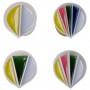 Silicone Split Cups For Paints Pouring Acrylic Paint Pour Cup 5 Channels Dividers DIY Epoxy Resin Tools For Jewelry Making Craft