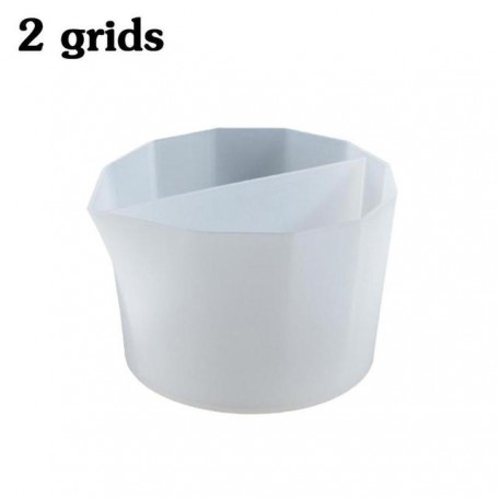 Silicone Split Cups For Paints Pouring Acrylic Paint Pour Cup 5 Channels Dividers DIY Epoxy Resin Tools For Jewelry Making Craft