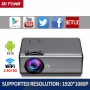 Ditong Mini Led Portable Projector 1080P with WIFI