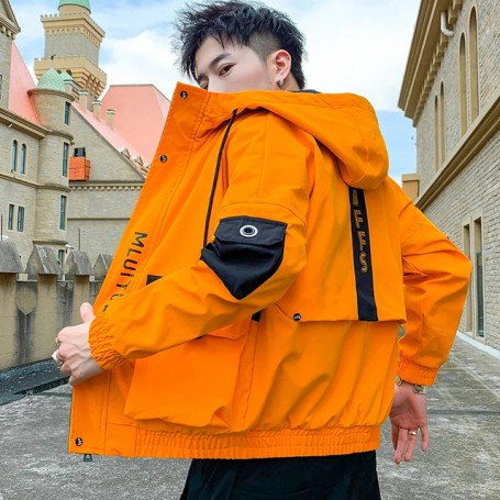 Mens Hooded Jacket Spring Autumn Collection