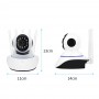 HD 1080P Wireless IP Home Indoor Security Camera with Panoramic View and Two Way Voice Audio