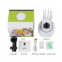 HD 1080P Wireless IP Home Indoor Security Camera with Panoramic View and Two Way Voice Audio