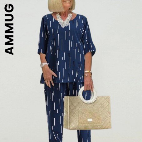 Ammug Women Set Fashion Casual suit Womens Long Pants Women Suit Long 2 Piece Set Sexy Party Female Women Tracksuit Set